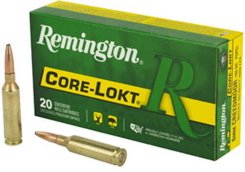 6mm Creedmoor 20 Rounds Ammunition Remington 100 Grain PSP Core-Lokt